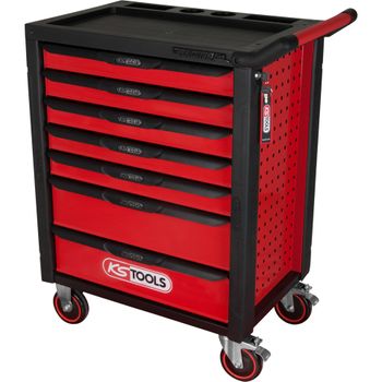 Product image of the product “KS Tools 826.0007 small parts/tool box Tool chest Steel Black, Red ”