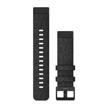 Artikelbild des Artikels “Garmin Ersatzarmband QuickFit20 Nylon Schwarz/Schiefergrau “