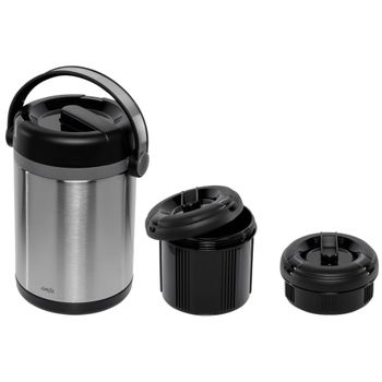 Product image of the product “EMSA 509245 food storage container 1.7 L Anthracite, Black, Stainless steel ”