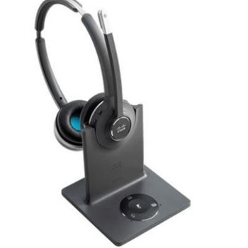 Product image of the product “Cisco Headset 562, Wireless Dual On-Ear DECT Headset with Multi-Source Base for US and Canada, Charcoal, 1-Year Limited Liability Warranty (CP-HS-WL-562-M-EU=) ”