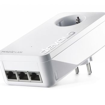 Product image of the product “Devolo Magic 2 LAN triple 2400 Mbit/s Ethernet LAN White 1 pc(s) ”