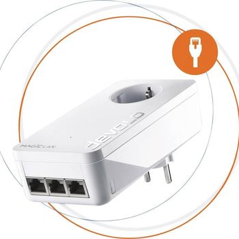Immagine del prodotto “Devolo Magic 2 LAN triple 2400 Mbit/s Collegamento ethernet LAN Bianco 1 pz ”