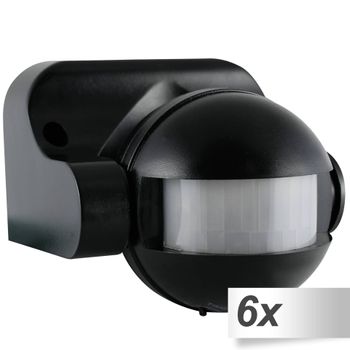 Artikelbild des Artikels “6x REV Bewegungsmelder 180° schwarz “