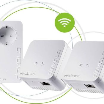 Immagine del prodotto “Devolo Magic 1 WiFi mini Network Kit 1200 Mbit/s Collegamento ethernet LAN Wi-Fi Bianco ”