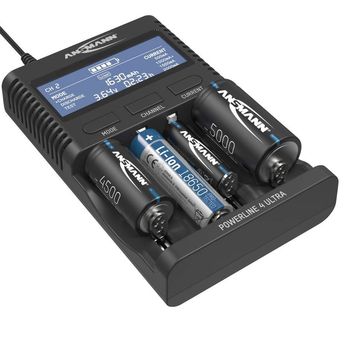 Immagine del prodotto “Ansmann ANS 1001-0080 - Tischladegerät Powerline 4 Ultra NiMh Li-Ion - Lithium-Ionen (Li-Ion) ”