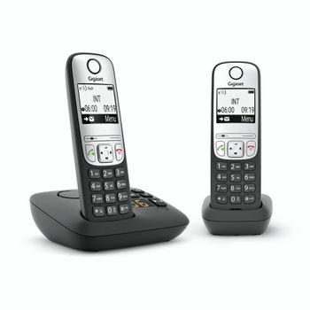 Product image of the product “Gigaset A690A Duo Analog/DECT telephone Caller ID Black ”
