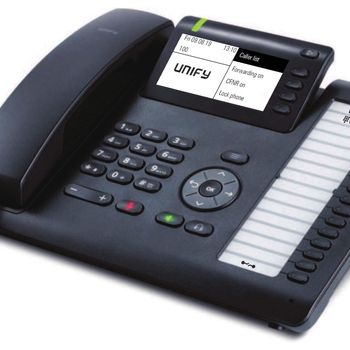 Product image of the product “Unify OpenScape DeskPhone CP400T IP phone Black TFT ”