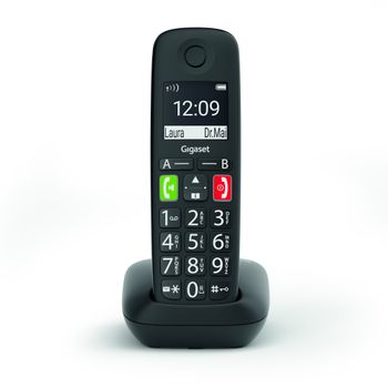 Image du produit “Gigaset E290A Téléphone analog/dect Identification de l'appelant Noir ”