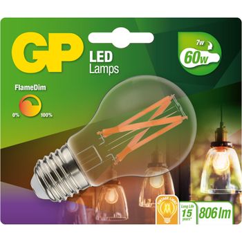 Immagine del prodotto “GP Lighting LED FlameDim E27 7W (60W) 806 lm        GP 085430 ”