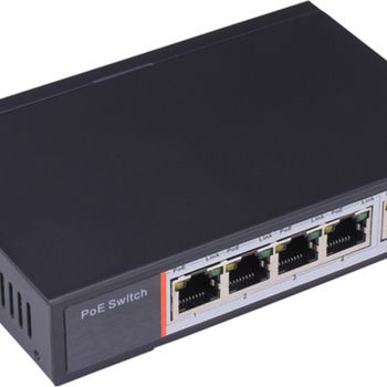 Product image of the product “Lupus Electronics 10995 network switch Fast Ethernet (10/100) Black Power over Ethernet (PoE) ”