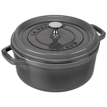 Artikelbild des Artikels “Staub La Cocotte 24cm rund Graphit-grau,Gusseisen “