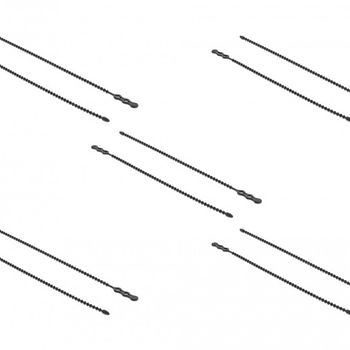 Image du produit “DeLOCK Blitzbinder wiederverwendbar L 210 x B 4,5 mm noir 10 pièce ”