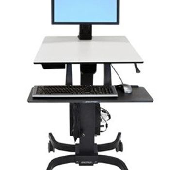 Immagine del prodotto “Ergotron WorkFit-C, Single LD Sit-Stand Workstation Nero, Grigio Carrello multimediale ”