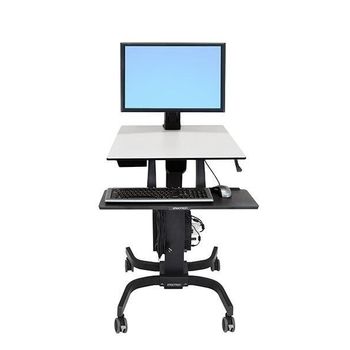Product image of the product “Ergotron WorkFit-C, Single HD Sit-Stand Workstation Black, Grey Multimedia cart ”