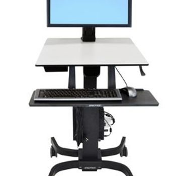 Immagine del prodotto “Ergotron WorkFit-C, Single HD Sit-Stand Workstation Nero, Grigio Carrello multimediale ”