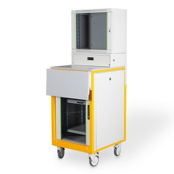 Product image of the product “Digitus Mobile Workstation with Integrated Network Cabinet ”