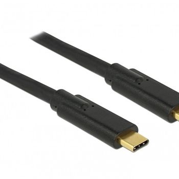Image du produit “DeLOCK 85527 câble USB USB 3.2 Gen 1 (3.1 Gen 1) 2 m USB C Noir ”