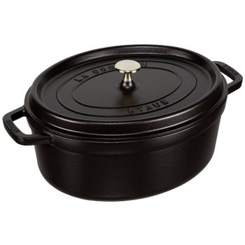 Artikelbild des Artikels “Staub La Cocotte 31cm oval, schwarz, Gusseisen “