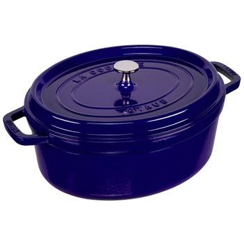 Artikelbild des Artikels “Staub La Cocotte 31cm oval dunkelblau, Gusseisen “
