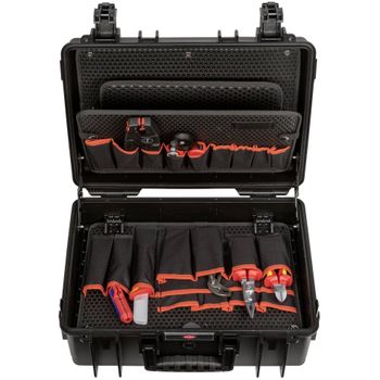 Product image of the product “Knipex 00 21 35 tool storage case Black Aluminium, Polystyrene ”