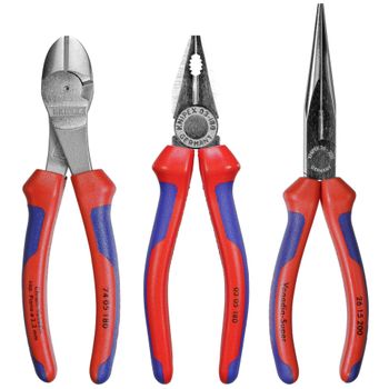 Artikelbild des Artikels “Knipex 00 20 11 V01 Werkstatt Zangen-Set 3teilig “