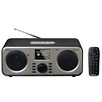 Artikelbild des Artikels “Lenco DAR-030 Tischradio DAB+, UKW Bluetooth® Weckfunktion Schwarz-Grau “