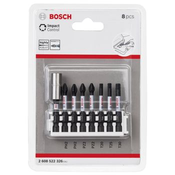 Image du produit “Bosch Packs de porte-embout universel et d'embouts pour tournevis Pick and Clic Impact Control ”