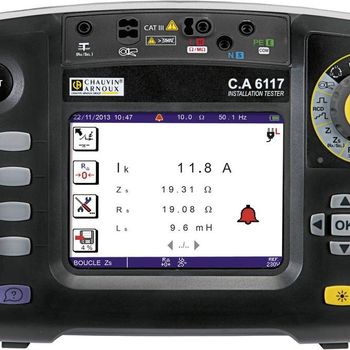Chauvin Arnoux C.A 6117 Installationstester VDE-Norm 0100, 0105, 0413 