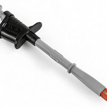 Product image of the product “HT Instruments 6009-IECN Bananenplug Bananenbuchse, female 4 mm, Steckanschluss 4 mm, Krokodilklemme CAT III 1000V black 1 pc(s) ”