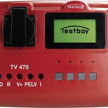 Product image of the product “Testboy TV 470 Gerätetester kalibriert (DAkkS-akkreditiertes Labor) VDE-Norm 0701-0702, 0751 ”