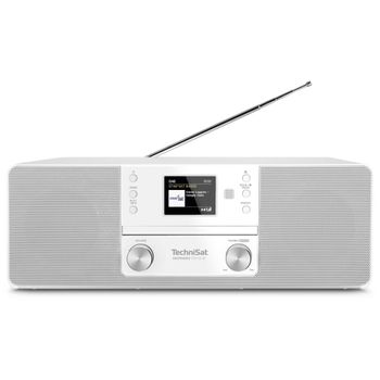 Artikelbild des Artikels “TechniSat DIGITRADIO 370 CD IR Tischradio DAB+, DAB, UKW, Internet WLAN, Bluetooth®, CD, USB, Internetradio Inkl. Fernbedienung Weiß “