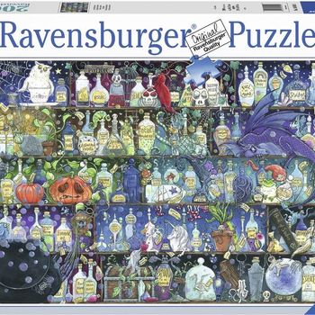 Image du produit “Ravensburger Puzzle 2000 p - L'étagère à potions / Zoe Sandler ”