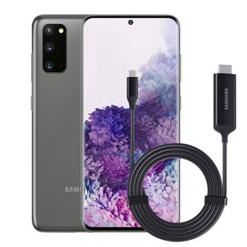 Product image of the product “Samsung G980F Galaxy S20 128 GB (Cosmic Gray) + DeX-cable unlocked without Branding ”