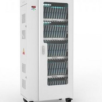 Immagine del prodotto “Alcasa PCT01-A65G portable device management cart& cabinet Carrello per la gestione dei dispositivi portatili Bianco ”