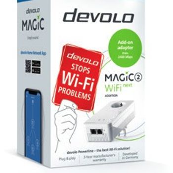 Product image of the product “Devolo Magic 2 Wifi next Single 1200 Mbit/s Ethernet LAN Wi-Fi White 1 pc(s) ”