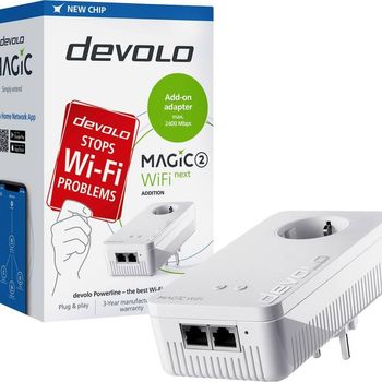 Immagine del prodotto “Devolo Magic 2 Wifi next Single 1200 Mbit/s Collegamento ethernet LAN Wi-Fi Bianco 1 pz ”