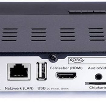 Product image of the product “Xoro HRT 8770 Twin Cable, Ethernet (RJ-45), Satellite 4K Ultra HD Black ”