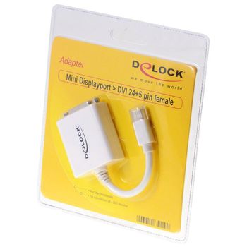 Image du produit “DeLOCK Adapter mini Displayport / DVI FM 0,18 m Blanc ”