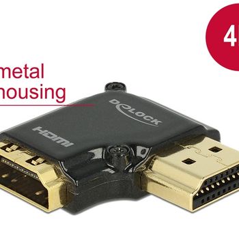 Artikelbild des Artikels “DELOCK Adapter High Speed HDMI-A Bu > St 4K 90° gew. schwarz “