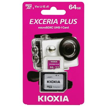 Immagine del prodotto “Kioxia Exceria Plus 64 GB MicroSDXC UHS-I Classe 10 ”