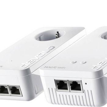 Product image of the product “Devolo Magic 2 WiFi triple Streaming Kit Powerline WiFi Network Kit 8728 DE Powerline, WiFi 2400MBit/s ”