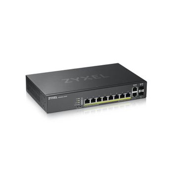 Product image of the product “Zyxel GS2220-10HP-EU0101F network switch Managed L2 Gigabit Ethernet (10/100/1000) Power over Ethernet (PoE) Black ”