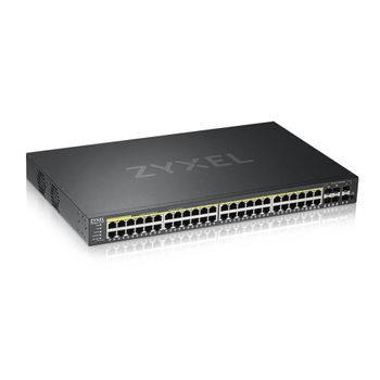 Product image of the product “Zyxel GS2220-50HP-EU0101F network switch Managed L2 Gigabit Ethernet (10/100/1000) Power over Ethernet (PoE) Black ”