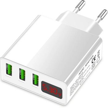 Artikelbild des Artikels “Eaxus USB-Charger USB Ladegerät 15W 3x USB-A Weiß Schnellladegerät “
