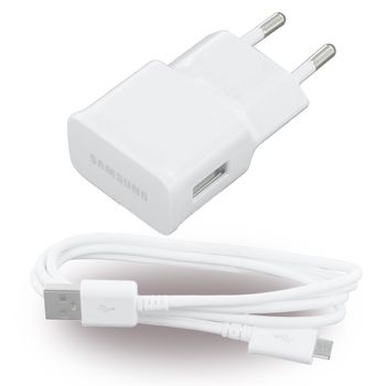 Artikelbild des Artikels “Samsung - ETAOU83EWE - Charger / Adapter + Micro USB Cable - 1000mA - White BULK “