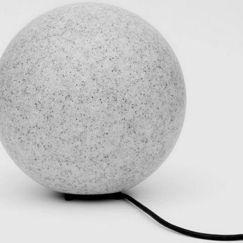 Product image of the product “MegaLight D2523 SHINING STONE 25 Außen-Dekobeleuchtung E27 grey- white, Stein-Optik ”