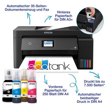 Artikelbild des Artikels “Epson EcoTank ET-15000 DIN A3+, 4in1, 4 Farben, WiFi, ADF “