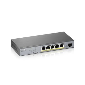 Product image of the product “Zyxel GS1350-6HP-EU0101F network switch Managed L2 Gigabit Ethernet (10/100/1000) Power over Ethernet (PoE) Grey ”