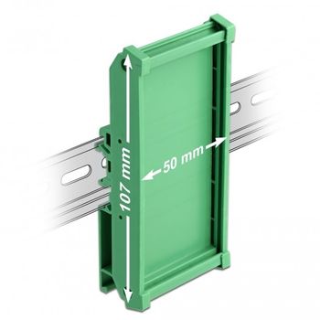 Product image of the product “DeLOCK Board Holder (107 mm) for DIN Rail 5 cm long ”