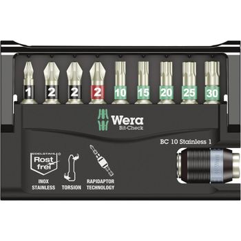 Image du produit “Wera Bit-Check 10 Stainless 1 SB ”